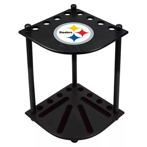 Pittsburgh Steelers Packers Corner Cue Rack