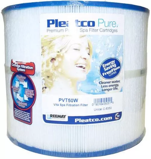 Pleatco PVT50W Spa Filter Cartridge Vita Spa 50 SqFt PVT50W