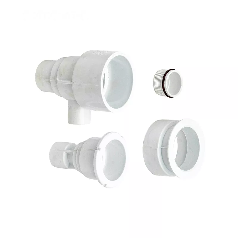 POLY STORM GUNITE THREAD IN JET STRAIGHT ASSY 1″ SPG X 1.5″ SPG WHITE