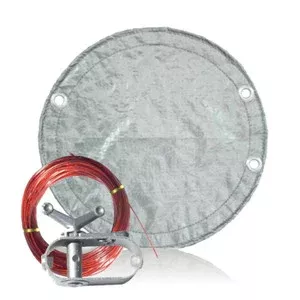 PoolTux 18′ Soild Round Winter Cover, 1222ASBL