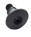Power Jet Short Adjustable Rotary Eyeball Thin Gray Scalloped Insert