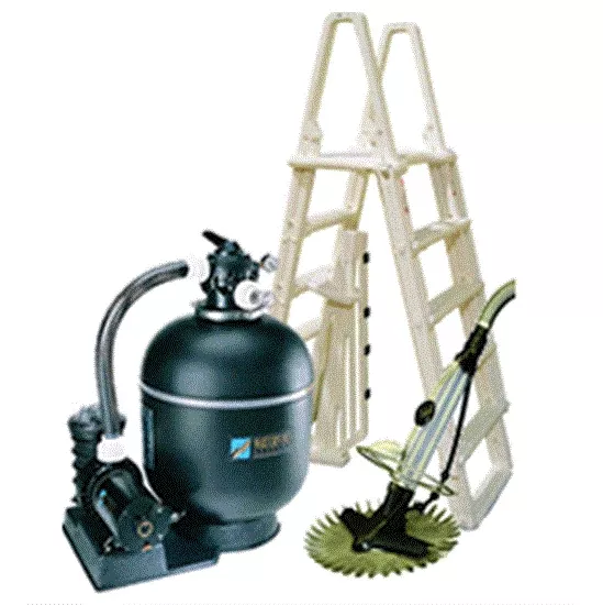 Premium 20′ and 21′ Round Large Sand Equipment Package for Above Ground Pools