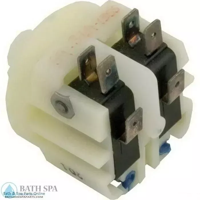 Pres:air:trol Air Button [DPDT] [Momentary] [Threaded] [Center Spout] (ATM-211A)