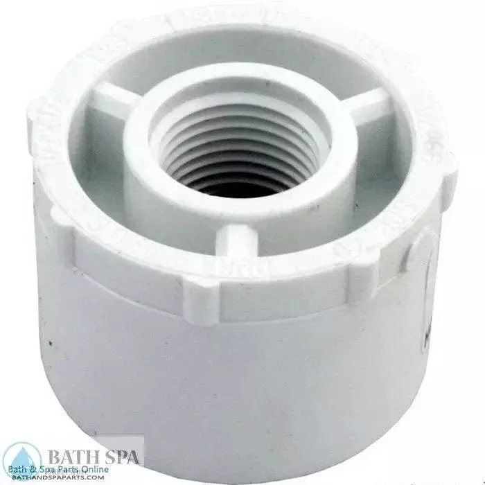 PVC Reducer [1.5″ x 1/2″ Spigot x FPT] (438-209)