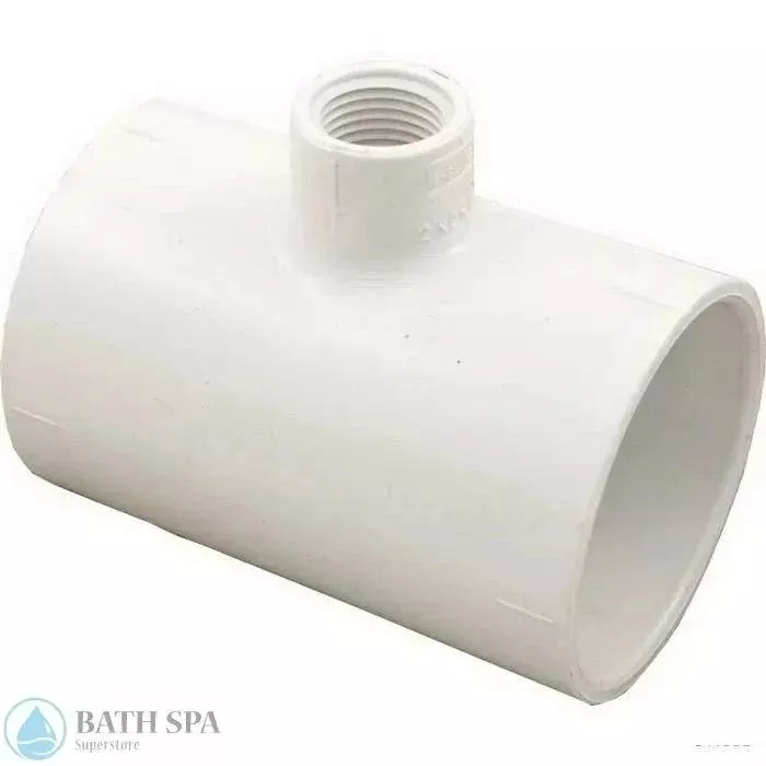 PVC Reducing Tee [2″ Slip x 2″ Slip x .5″ FPT] (402-247)