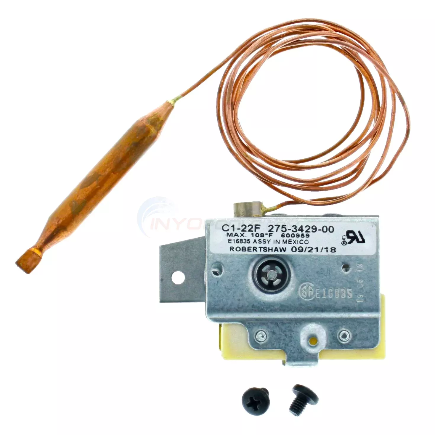 Raypak Thermostat Control MV Units Mechanical – 003346F
