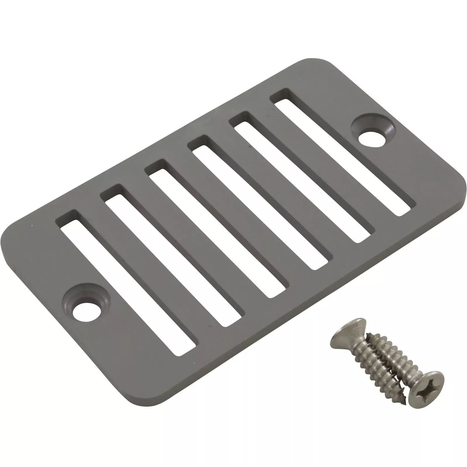 Rectangular Grate W/ Screws(Gy) 25533-001-010