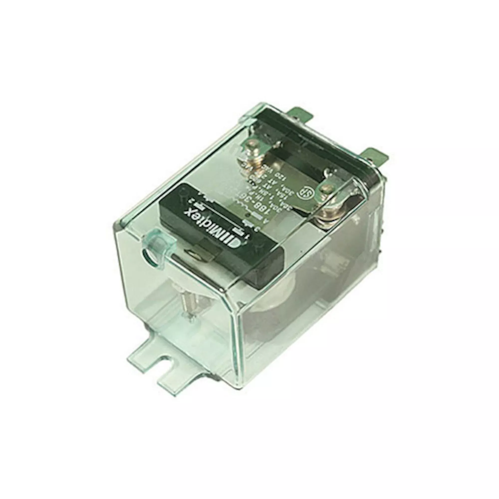 Relay, Ice Cube, 120 VAC Coil, 30 Amp, DPST, 6 Terminals : 188-36T200