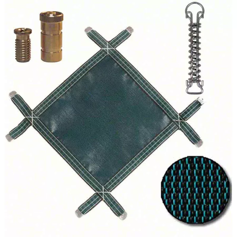 RuggedMesh Mesh Rectangular Safety Pool Cover 18 x 34 Feet
