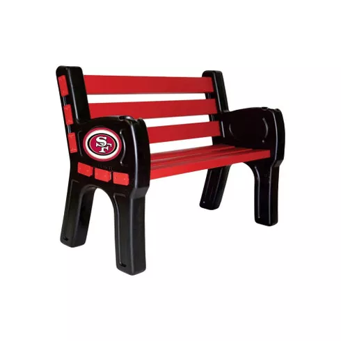 San Francisco 49ers 4' Park Bench