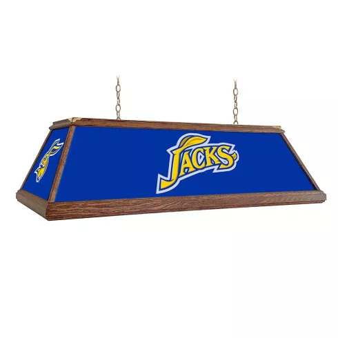 South Dakota State Jackrabbits: Premium Wood Blue Pool Table Light