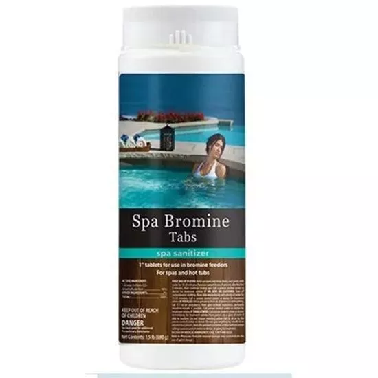 Spa Bromine Tabs 1.5 lb Bottle Each 14229NCM
