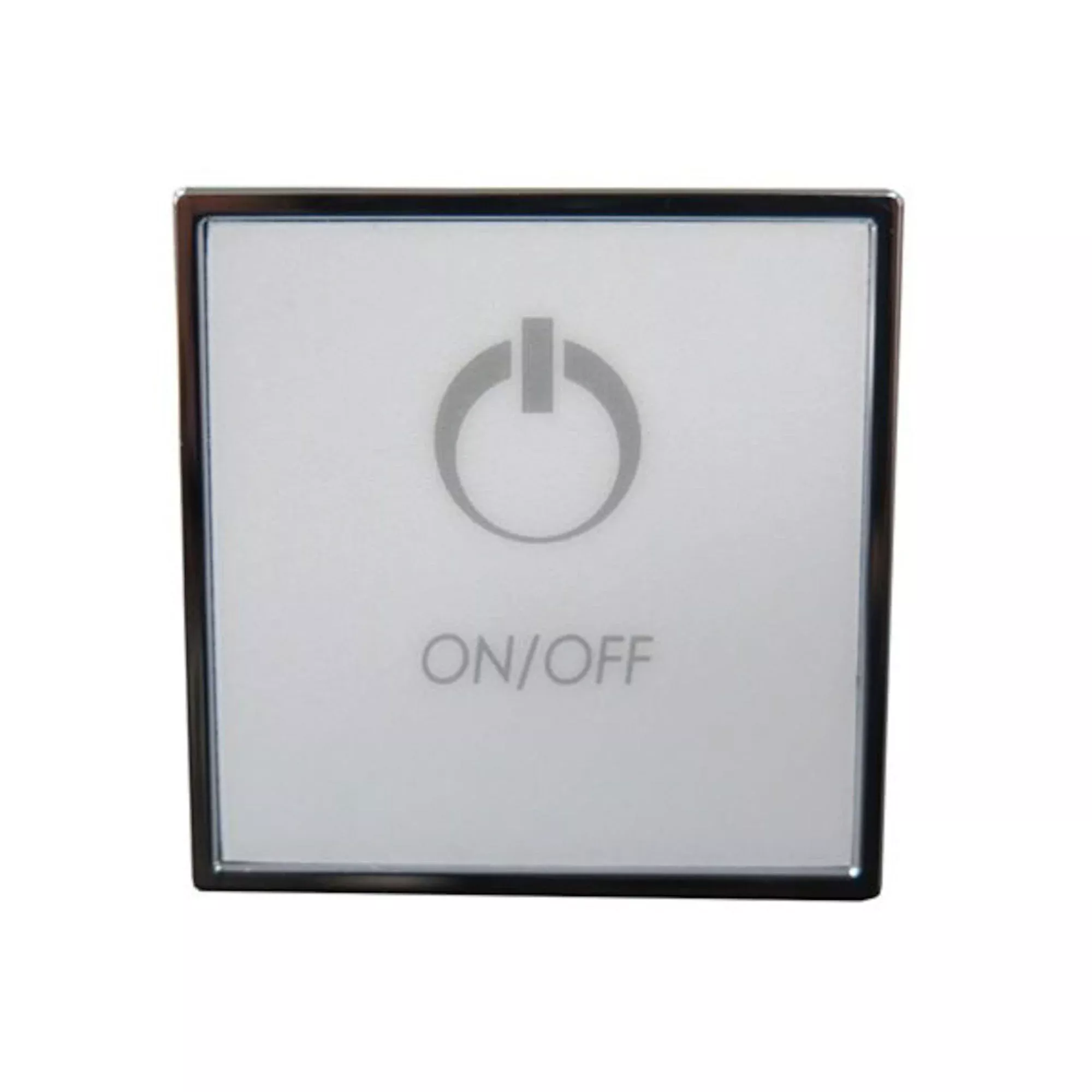 Spaside Control, CG Air Systems, TMS Square, 1-Button, On/Off, Chrome : CG/TMS1-KS1-UT-V2-CP