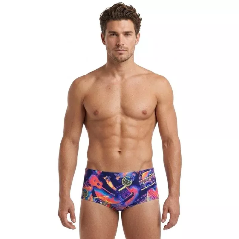 Speedo – High Five Flash Allover Print – Mens Competition Brief