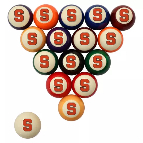 Syracuse Orange Billiard Ball Set