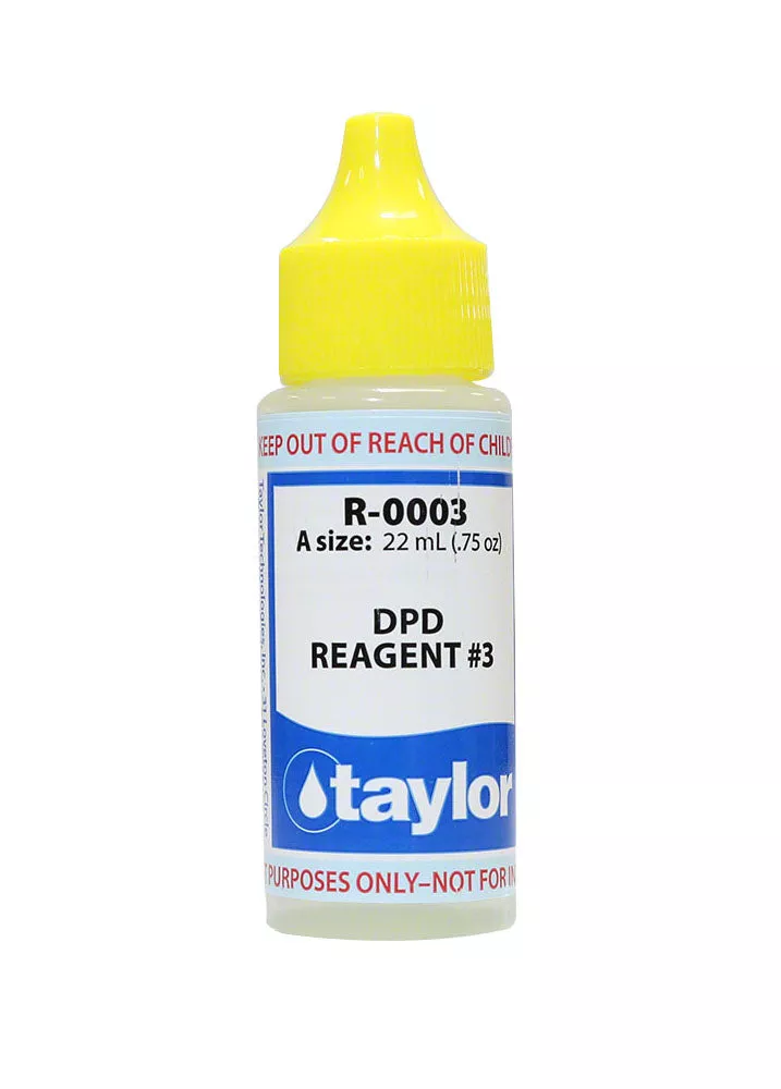 Taylor DPD #3 Reagent – 3/4 Oz. Dropper Bottle – R-0003-A