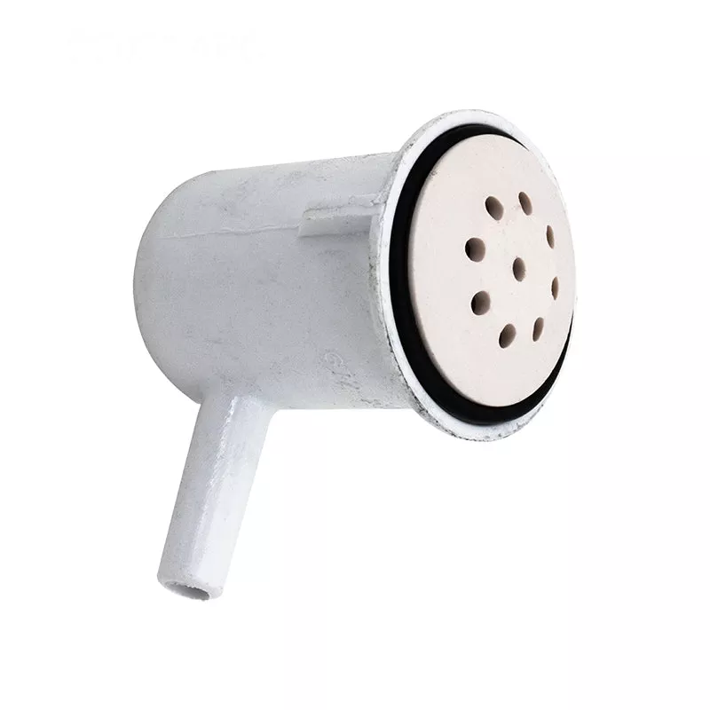 TOP-FLO AIR INJECTOR, 3/8″BARB ELL – WHITE