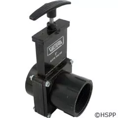 Valterra Products 2" Valve, Fipt X Slip, Abs Black - 7209