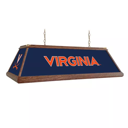 Virginia Cavaliers: Premium Wood Pool Table Light