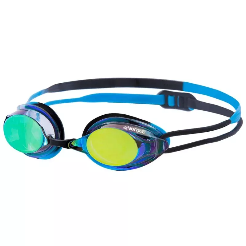 Vorgee – Extreme Competition Missile Fuze Rainbow Mirror Lens Goggle Black/Blue
