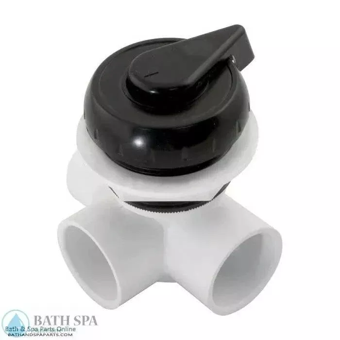 Waterway 1" Horizontal Top Access Diverter Valve [Black] (600-4331)