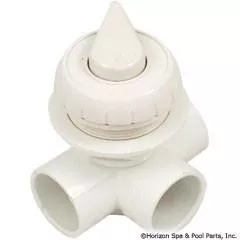 Waterway 1" Horizontal Top Access Divertor Valve, Black-Grey-White