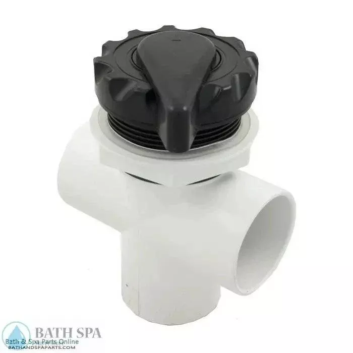 Waterway 2″ Scalloped top Access Diverter Valve [Black] (600-3051)