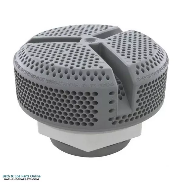 Waterway 5″ Ultra-Flo Suction Cover Assembly [2.5″ Slip x 3-1/4″ HS] [VGB 2008] [Gray] (640-3937 VP)