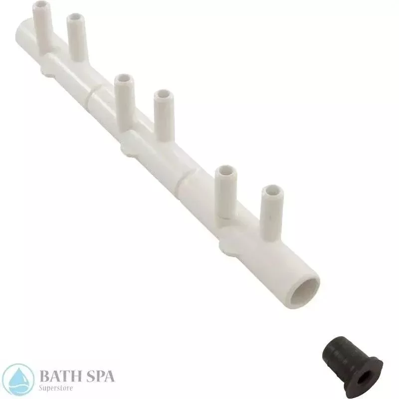 Waterway 6-Port Manifold [3/4″ Barb x 3/8″ Barb 2-4-6 Smooth Barb] (672-6970)