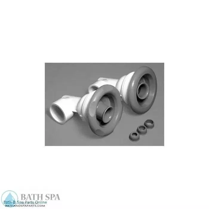 Waterway Adjustable Whirlpool Jet Internal [5" FD] [Directional] [Smooth] [White/SS] (212-2060S)