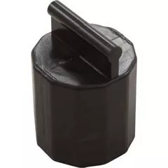 Waterway Plastics Cap, Waterway, Drain Fill Valve, Black | 602-9111