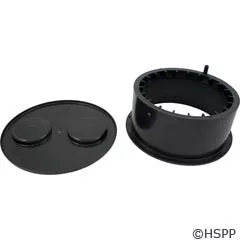 Waterway Plastics Filter Niche & Cupholder Lid Assy, Black - 500-1021