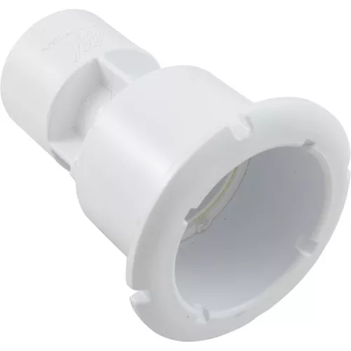 Waterway Plastics Wall Fitting, Waterway Mini Storm Gunite, Thread-In, White | 215-1170