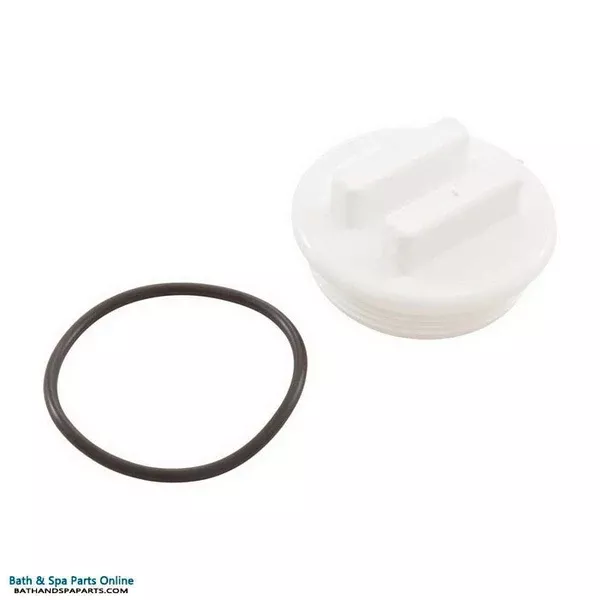 Waterway Universal Plug [2″ NPT with O-Ring] [White] (400-6650)