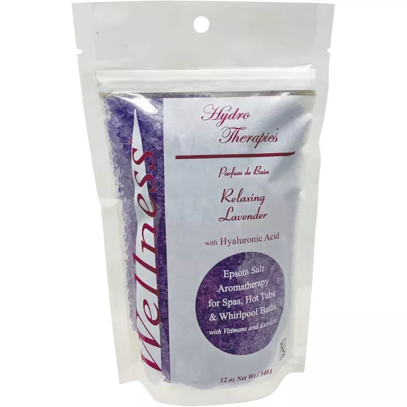 Wellness Relaxing Lavender 12oz Epsom Crystals