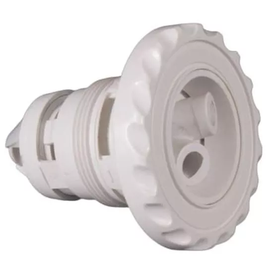 White Twin Spin Jet 3-1/2In Gunnite Jet White Scalloped Adjustable (Ts, Adj, Scp,Non-Tex) 25591-250-000