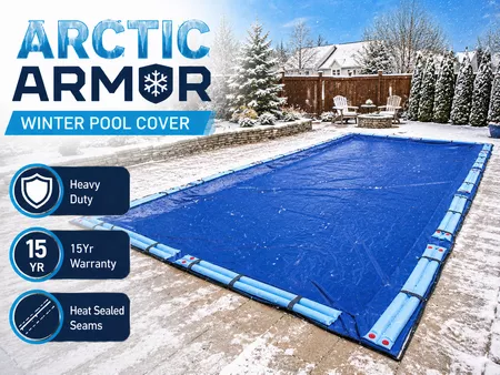 Winter Pool Cover - Inground Pools - 15 Yr Warranty