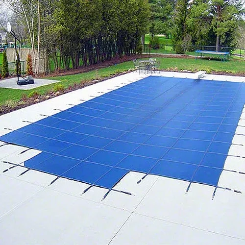 Yard Guard Deck-Lock Mesh Safety Cover – 18′ X 36′ – Blue