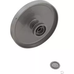 Zodiac Pool Equipment Wheel, Zodiac Polaris TR35P, Double-Sided, Silver | R0615700