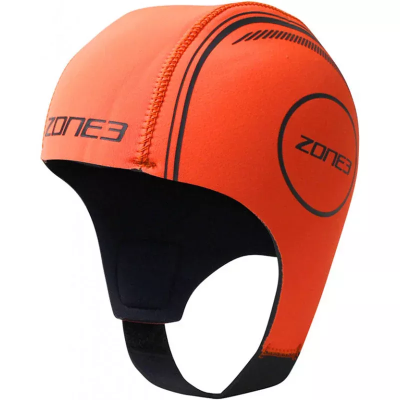 Zone3 – Neoprene Swim Cap – Orange