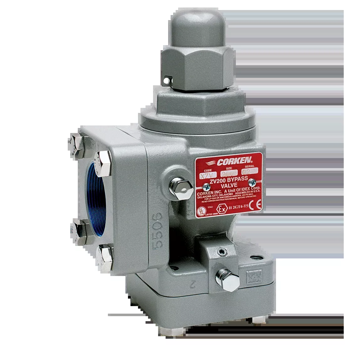ZV200AAEE (Corken) Valve-Bypass 2 41-70 Psi 2 In 2 Out